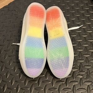 Crinkle Iridescent Rainbow Sole Shoes